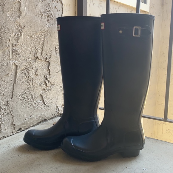 COPY - Navy blue size 7 original hunter boots - Picture 2 of 7